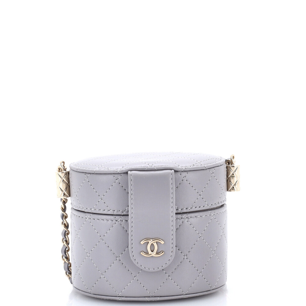 Chanel Mini CC Allure Vanity Case with Chain Quilted Lambskin